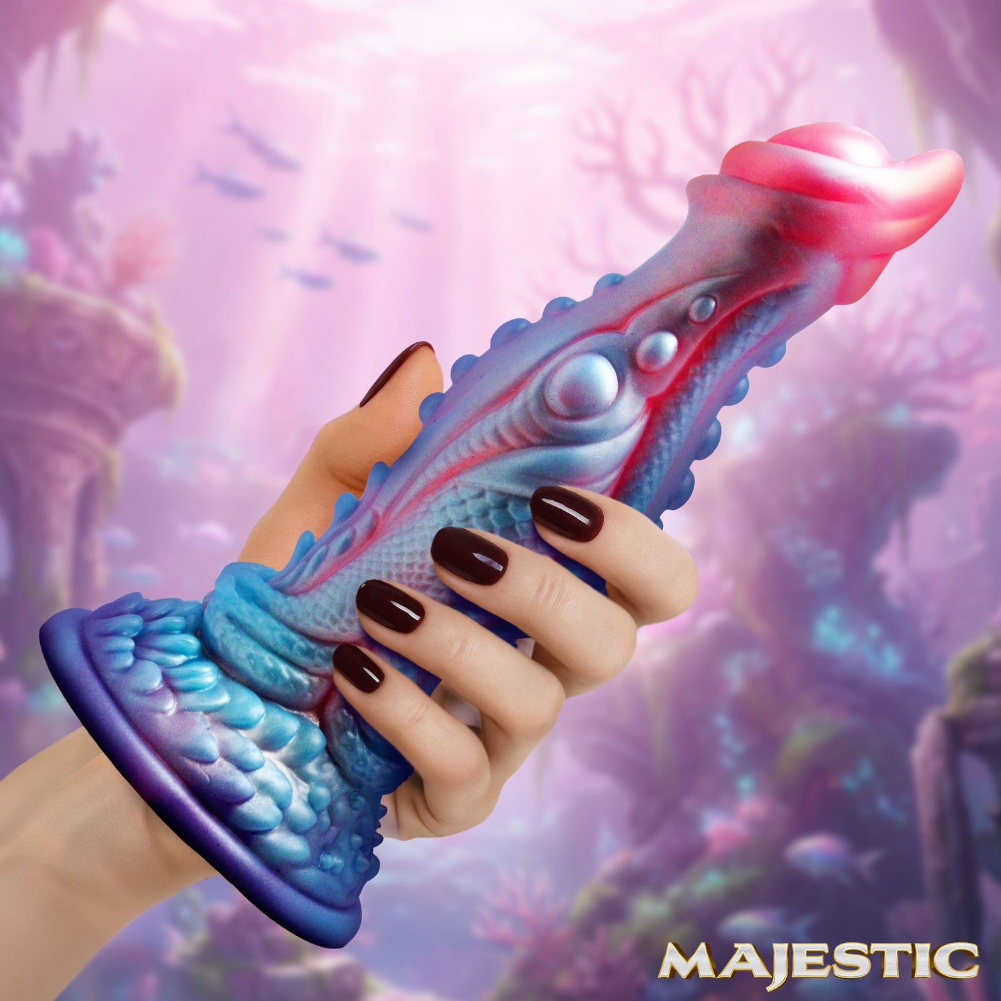 K.G. 7.3" Silicone Dildo