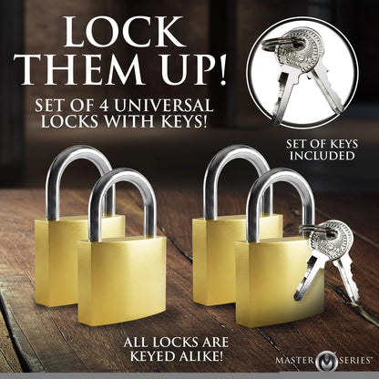 4 Pack Lock Set