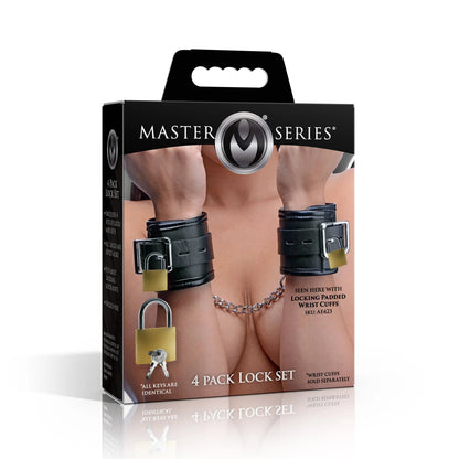 4 Pack Lock Set