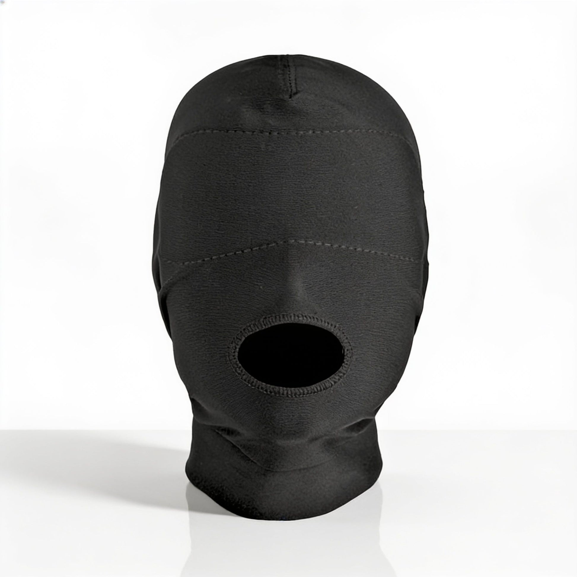 Disguise Open Mouth Hood with Padded Blindfold
