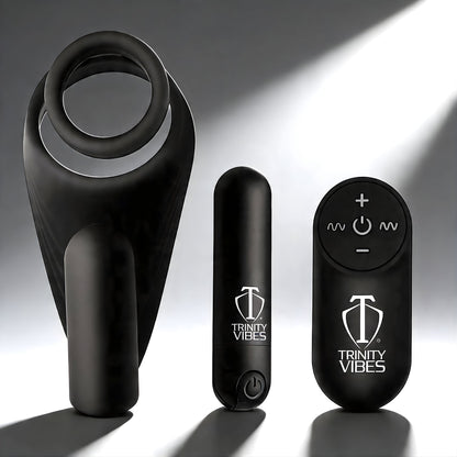 7X Silicone C-Ring with Vibrating Taint Stimulator