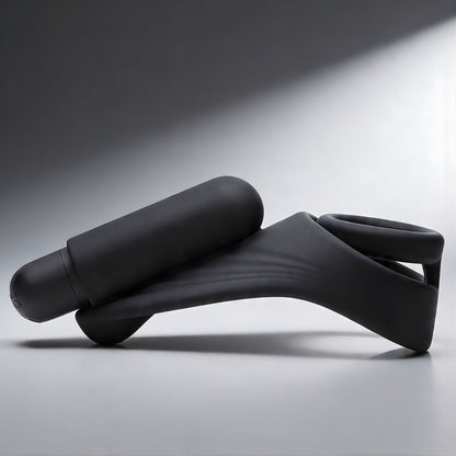 7X Silicone C-Ring with Vibrating Taint Stimulator