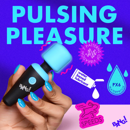 10X Ultra Powerful Silicone Mini Wand - Blue