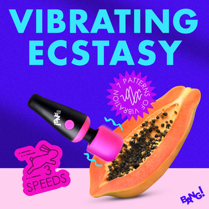 10X Ultra Powerful Silicone Mini Wand - Pink