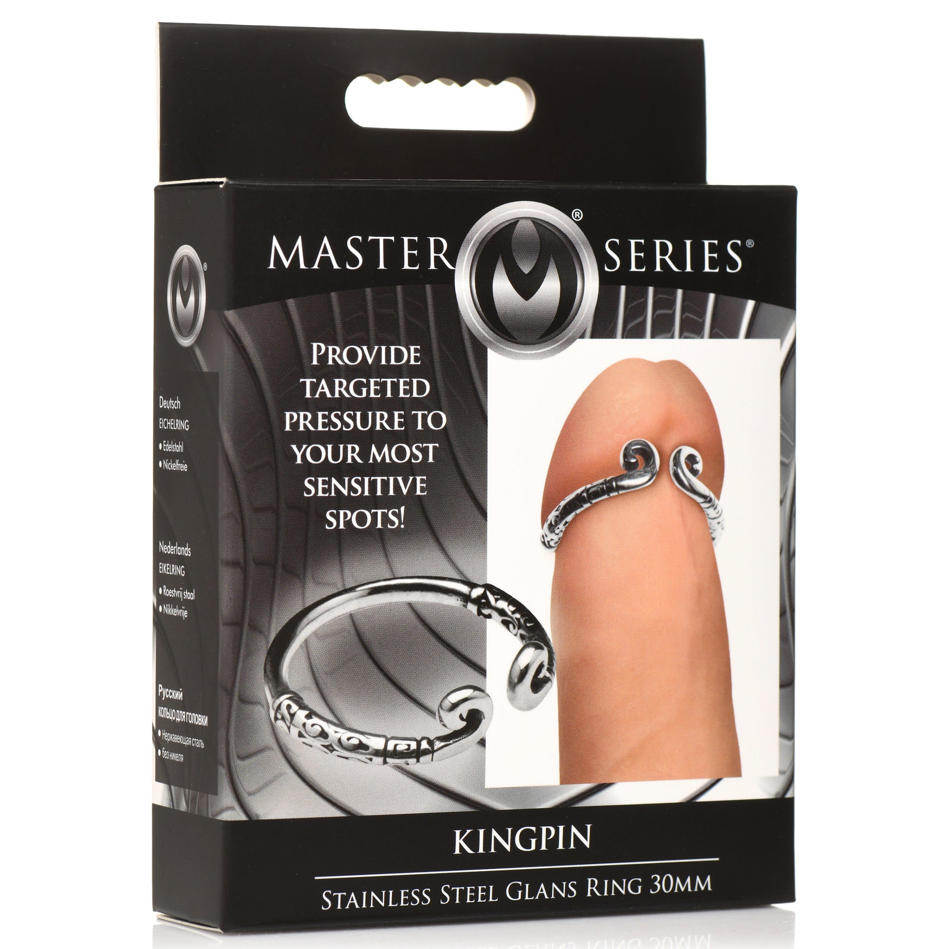 Kingpin Stainless Steel Glans Ring - 30MM