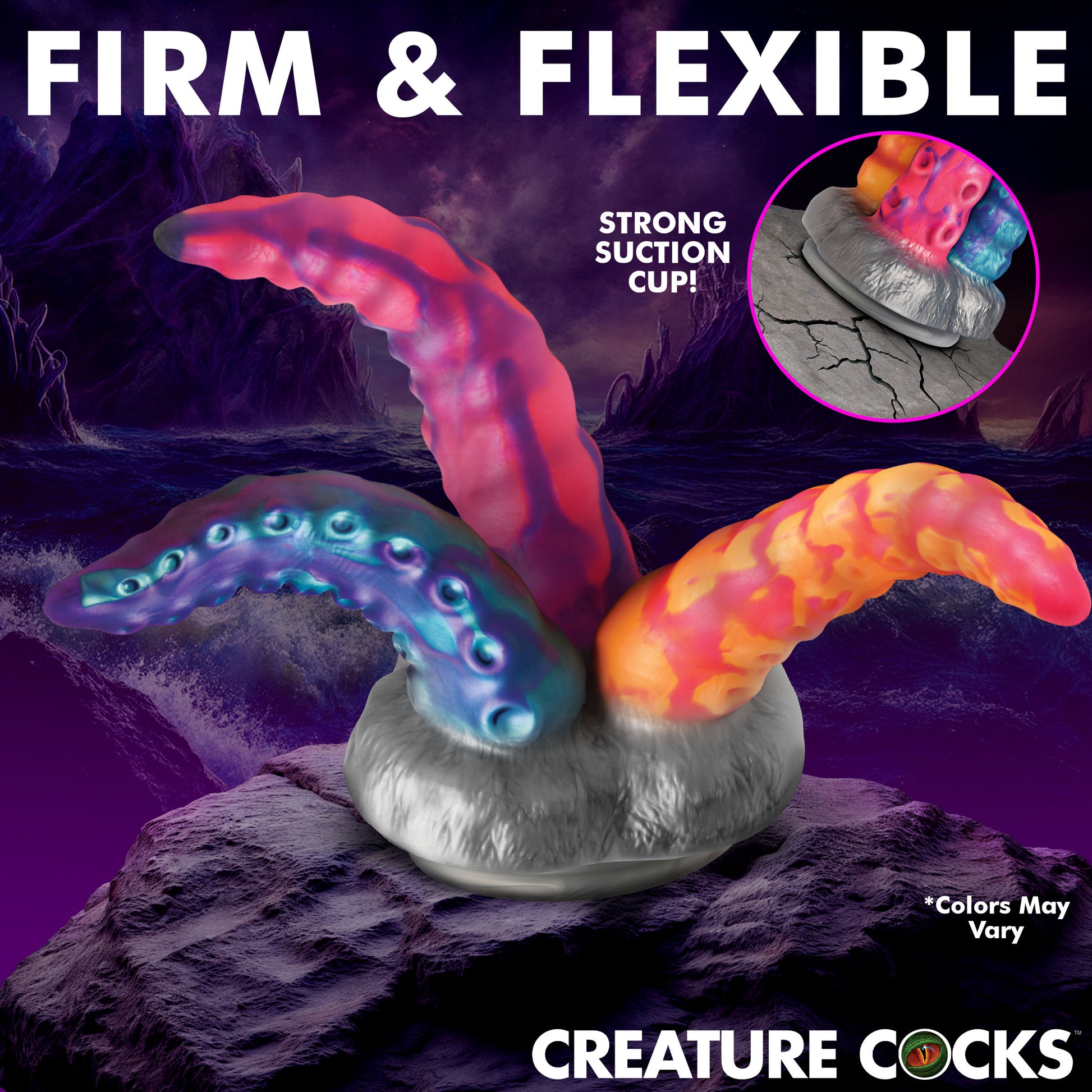 Tenta-Trio Silicone Dildo
