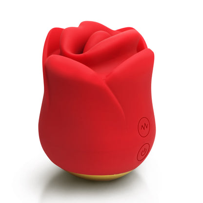 Sweet Kiss Kissing and Vibrating Clitoral Stimulator - Red