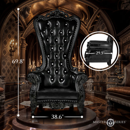 BDSM Throne Chair - Black