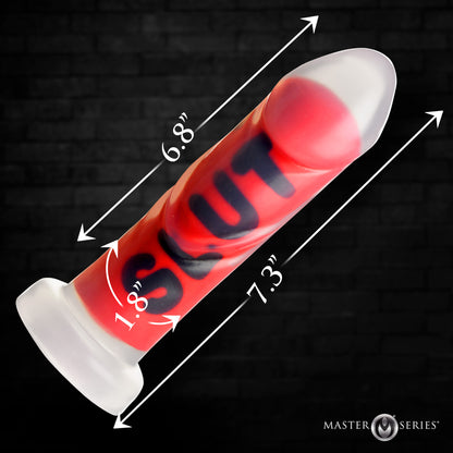 Slut Silicone Dildo