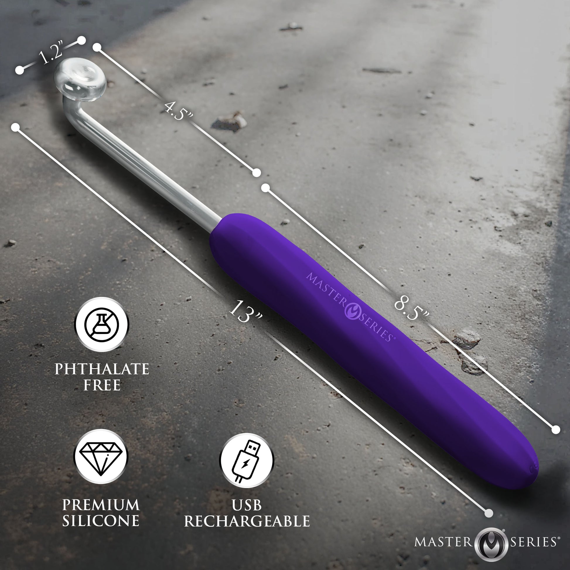 Elektra Rechargeable Violet Wand - Purple