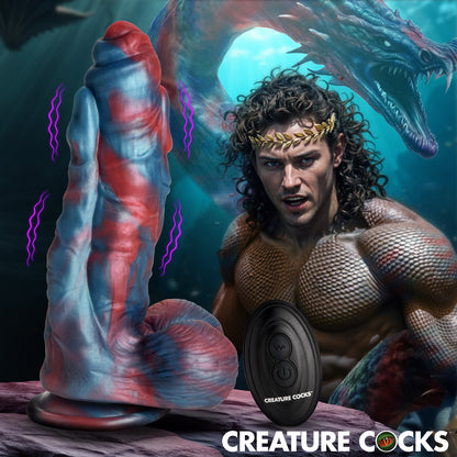 Hydra X Vibrating Silicone Dildo
