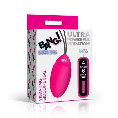 Vibrating Silicone Egg with Digital Remote