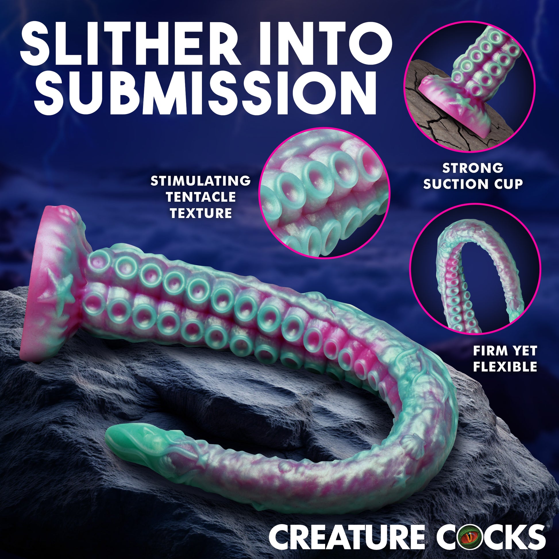 Tenta Harness Silicone Dildo with Harness