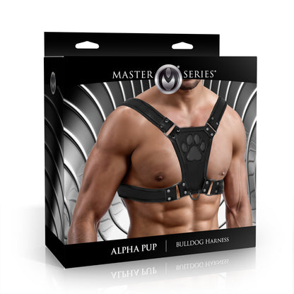 Alpha Pup Bulldog Harness - Black