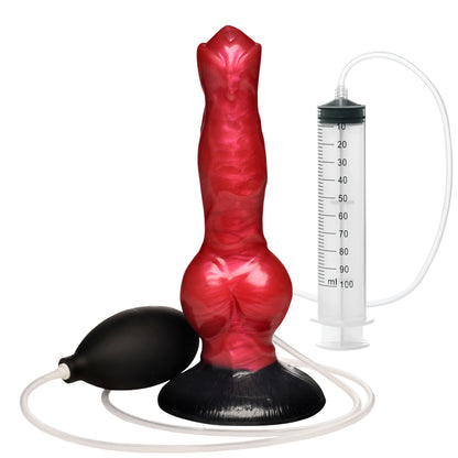 Hell Hound Squirting Silicone Dildo