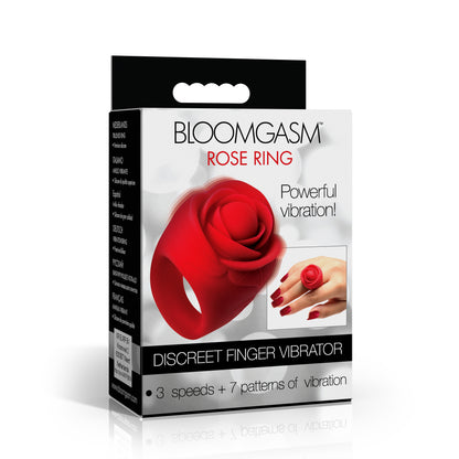 Rose Ring Discreet Finger Vibrator
