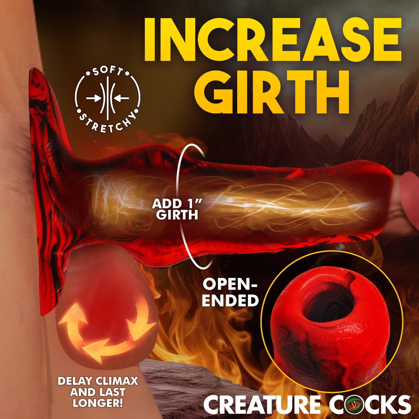 Hell Hound Silicone Penis Enhancer