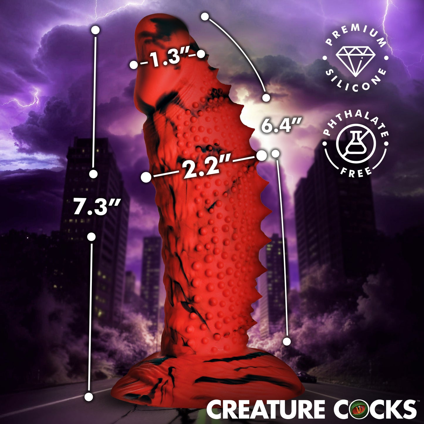 Gojira Silicone Dildo