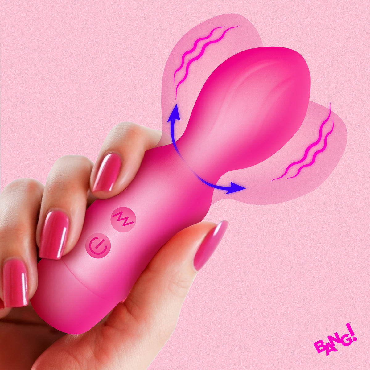 Flexible Silicone Wand - Pink
