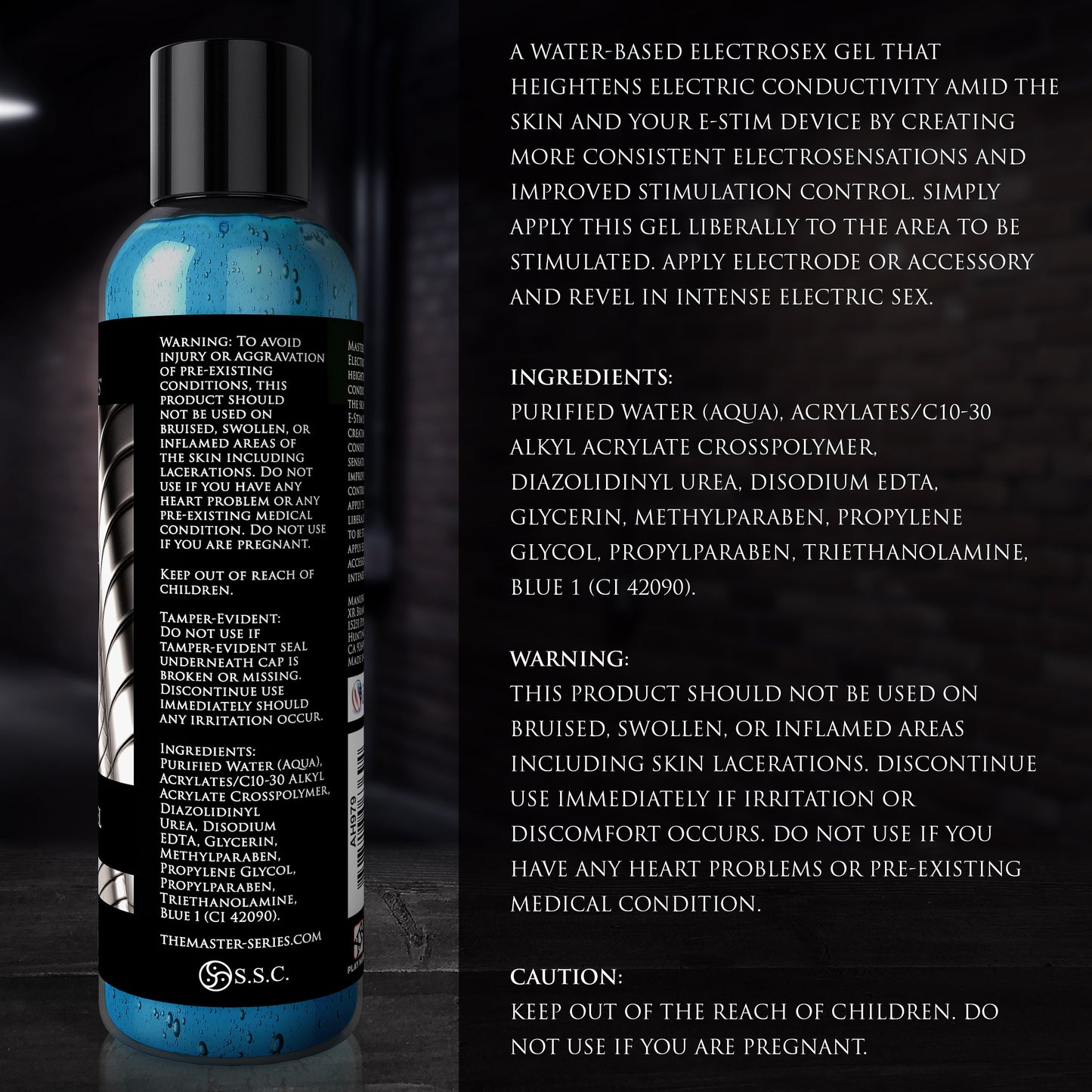 Electro Sex Gel 8.5 oz