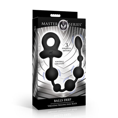 Balls Deep Vibrating Silicone Anal Beads