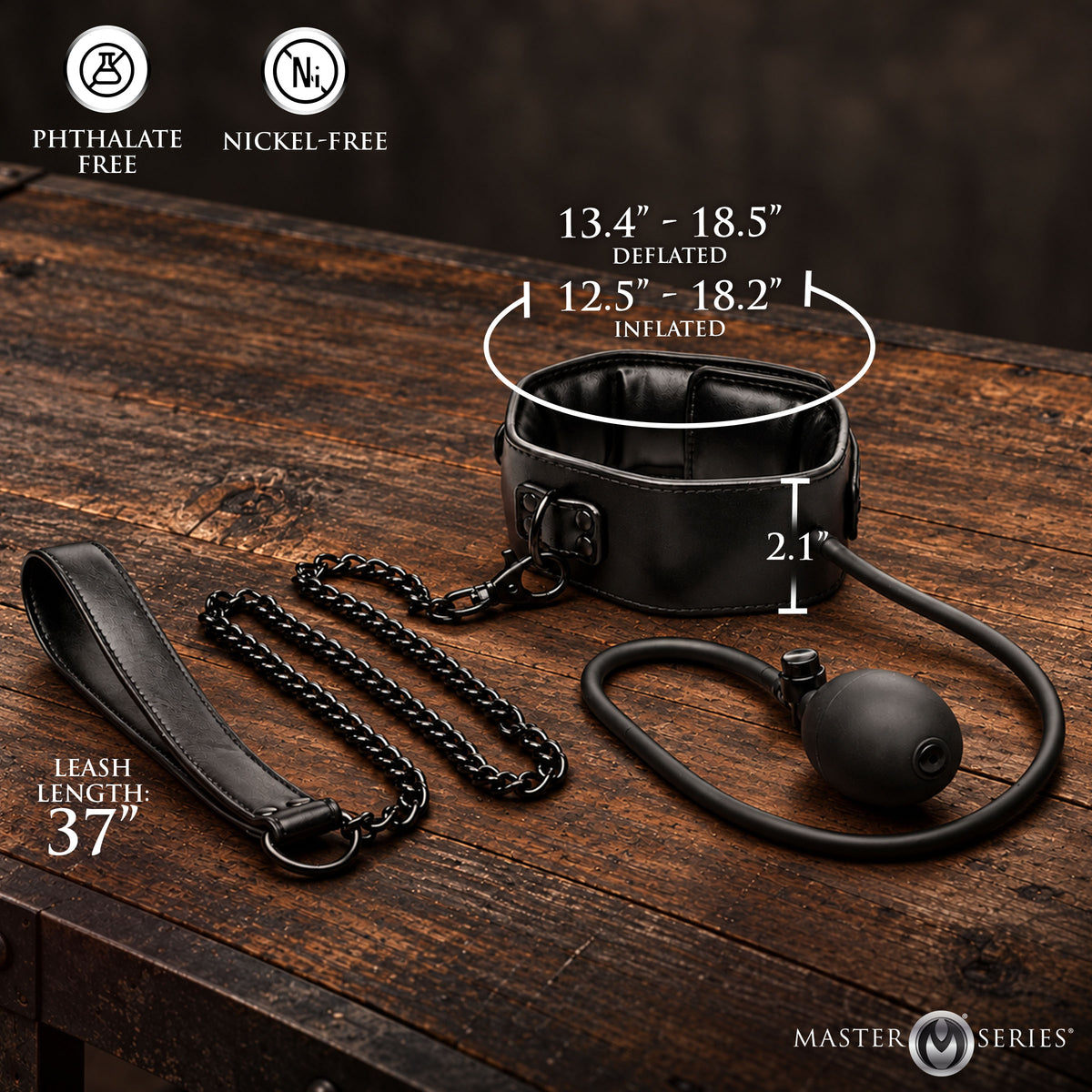 Constrict Inflatable Collar w/ Leash
