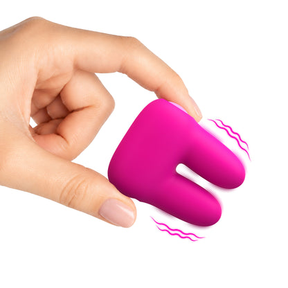 Dual Silicone Vibrator - Pink