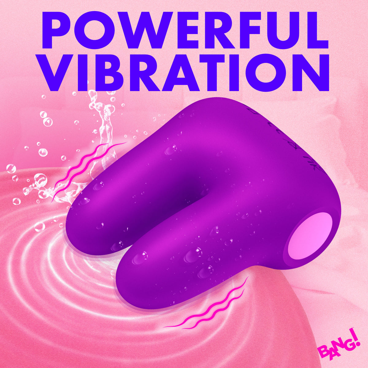Dual Silicone Vibrator - Purple