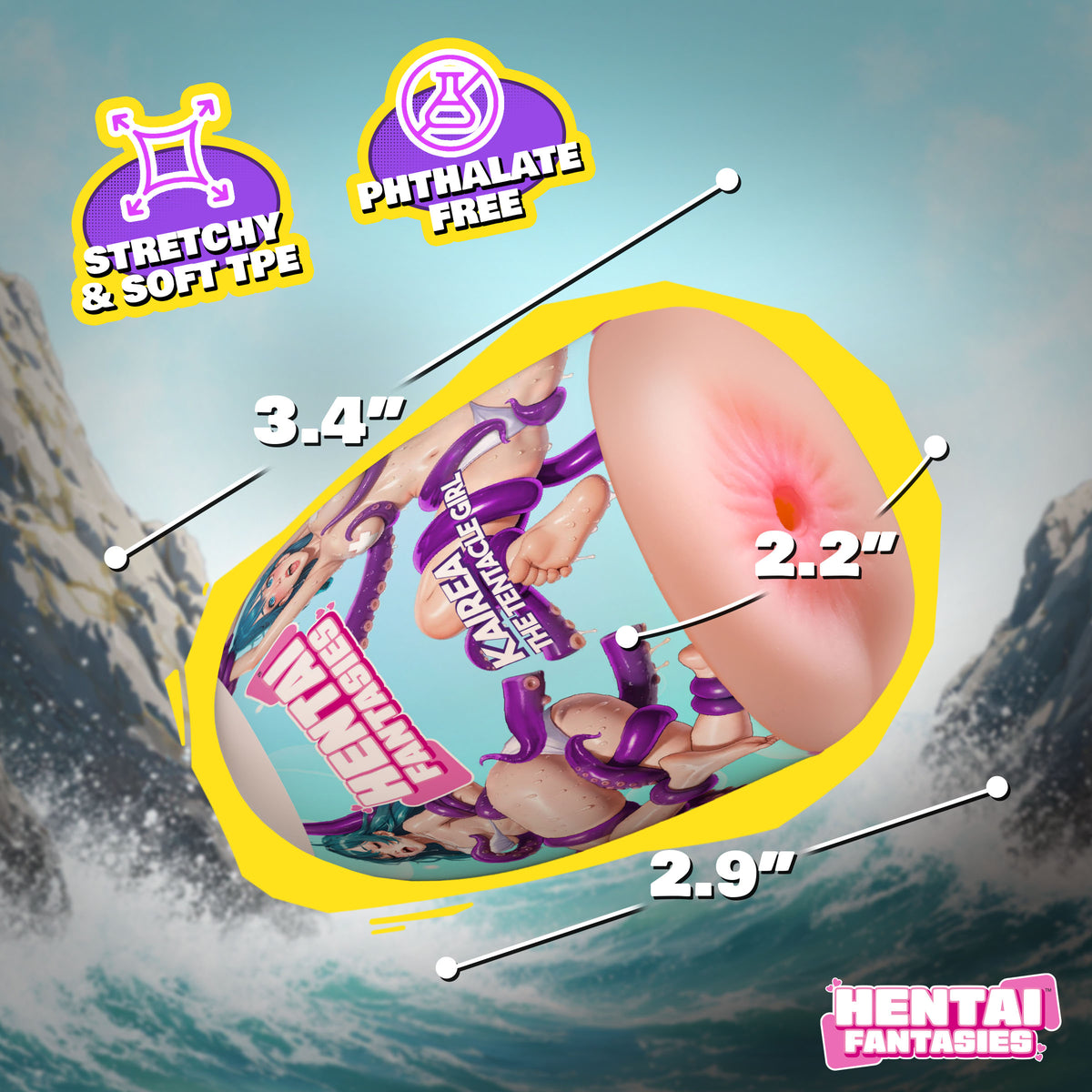 Kairea the Tentacle Girl Ass Egg Masturbator