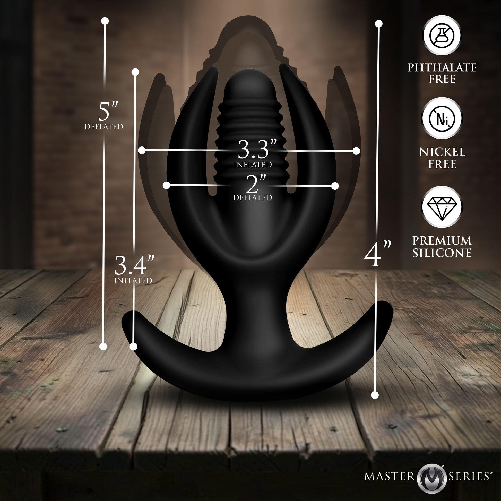 Ass Lock Magnetic Inflatable Anchor Anal Plug