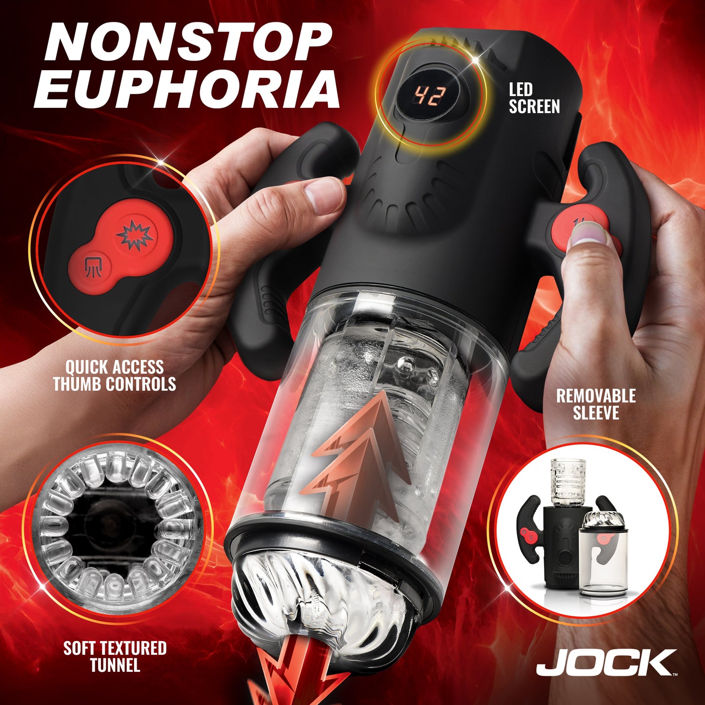 Spinning, Thrusting, & Sucking Masturbator