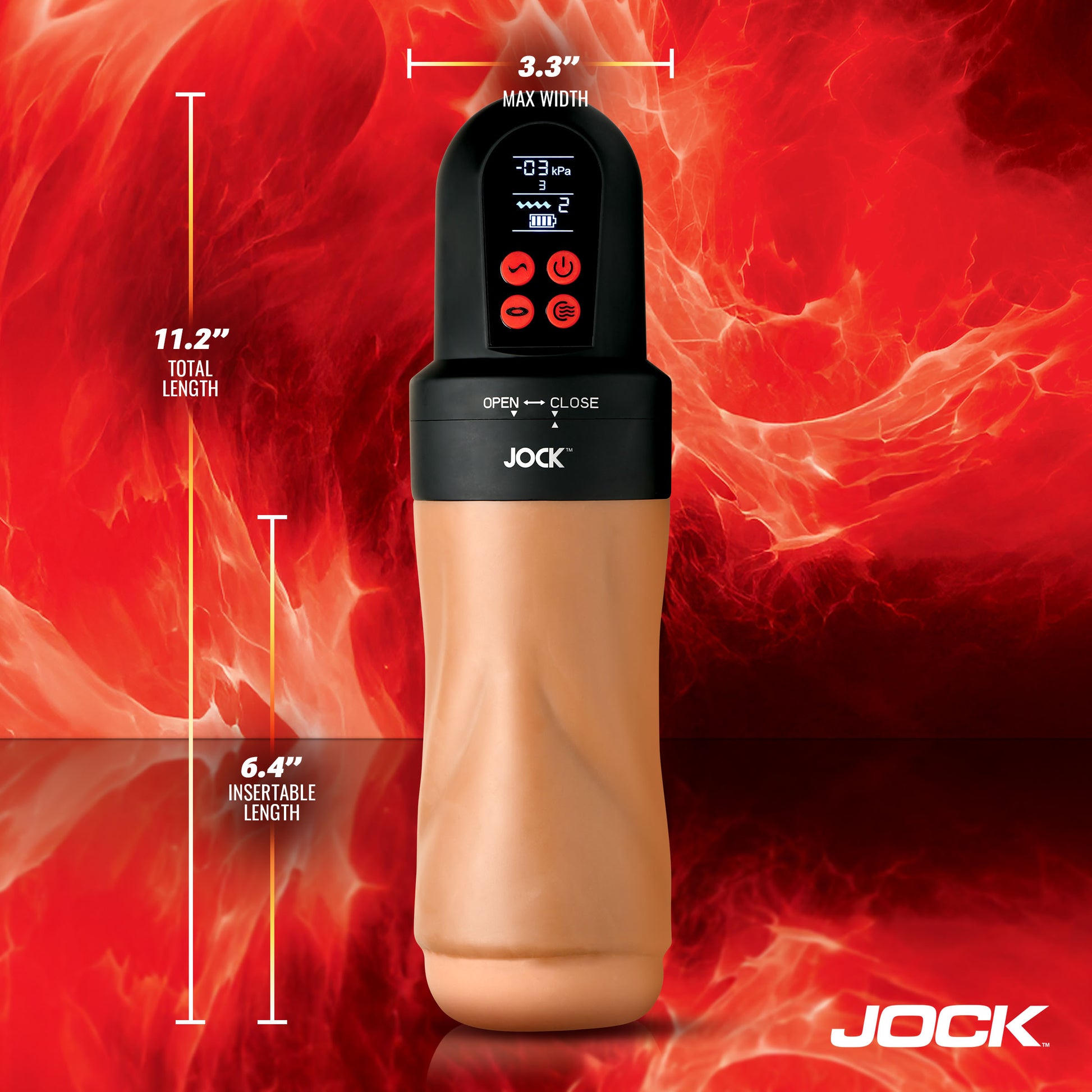 JOCK Sucking & Vibrating Masturbator