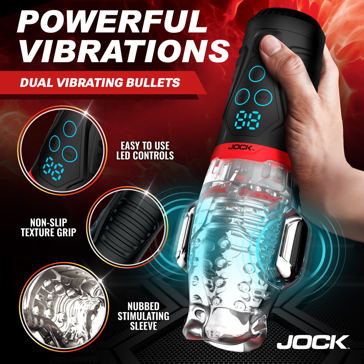 Power Suck Sucking & Vibrating Masturbator