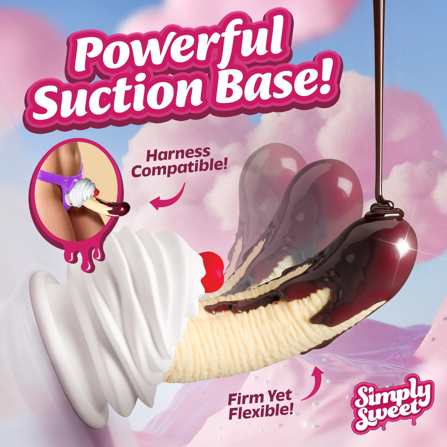 Chocolate Dipped Banana Split Premium Silicone Dildo
