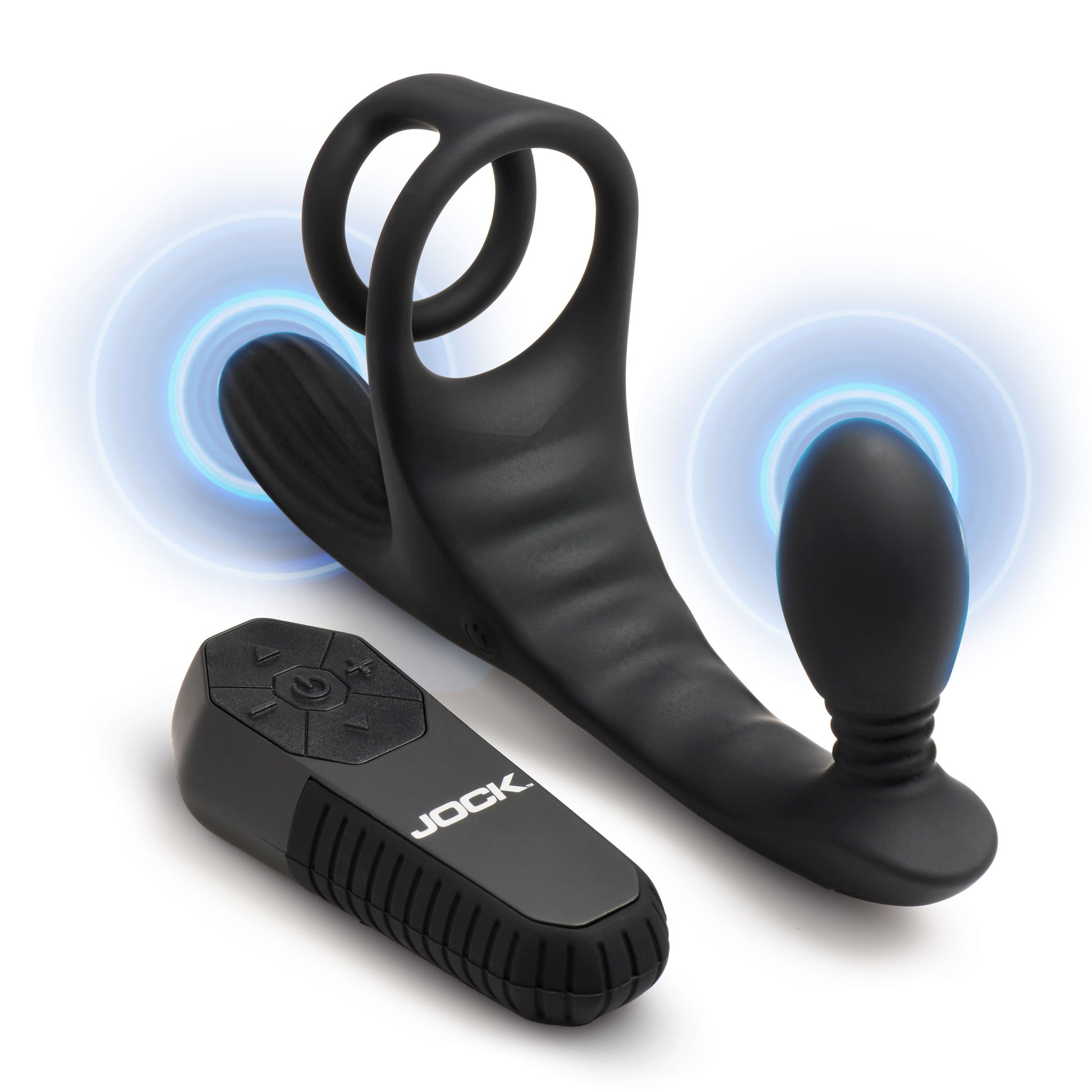 Triple Rush Vibrating C-Ring & Anal Plug w/ Remote