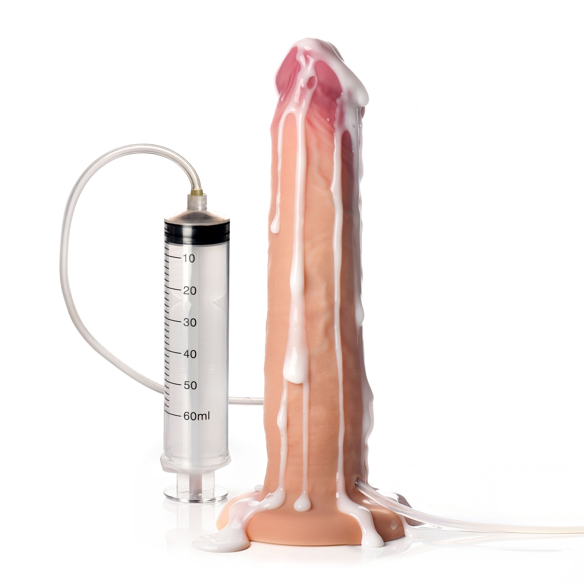 9.75" Ejaculating Silicone Dildo