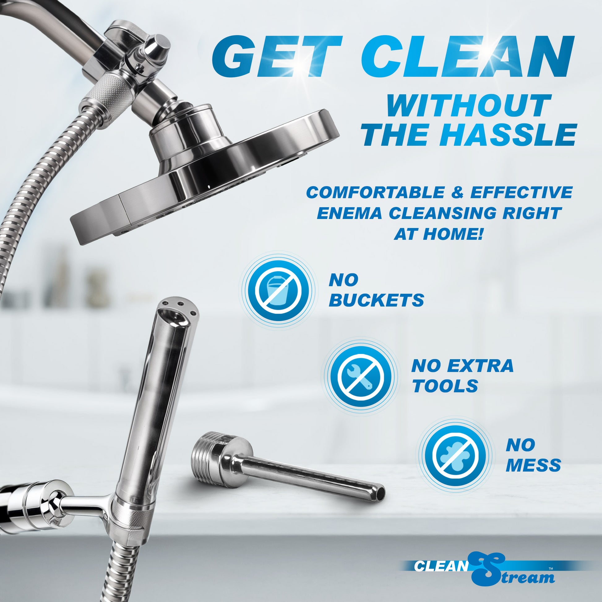 CleanStream Shower Enema System