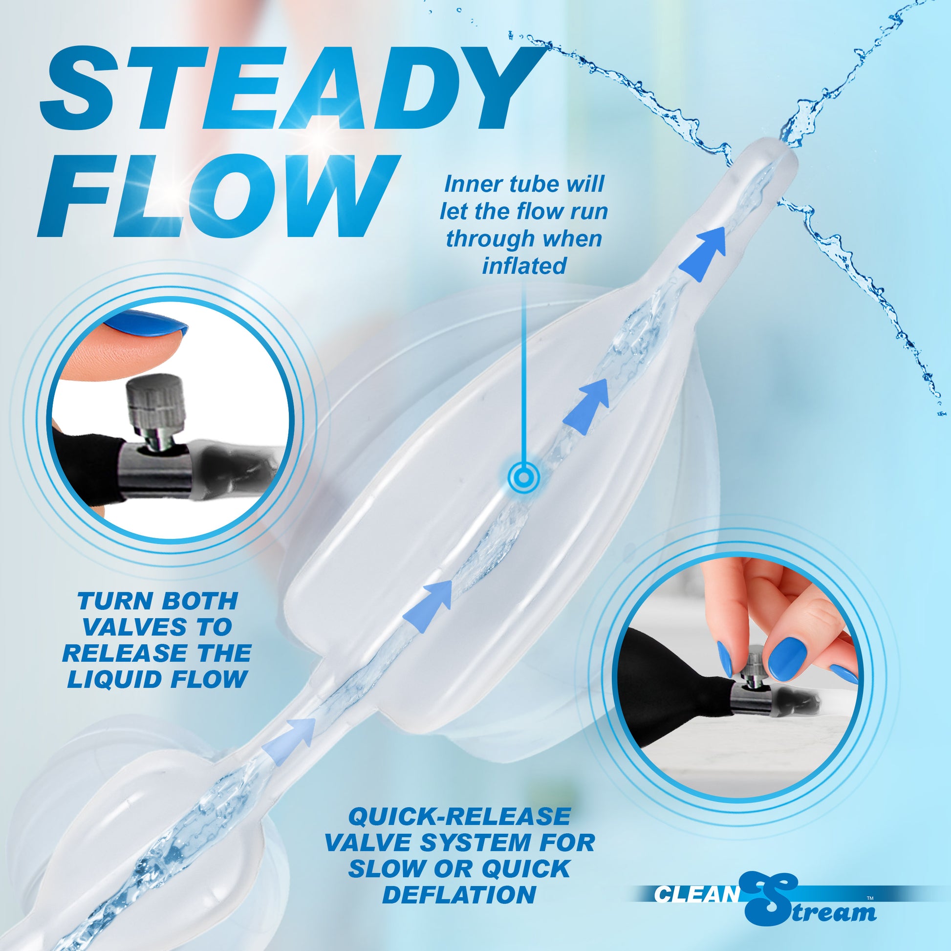 CleanStream Silicone Double Bulb Nozzle