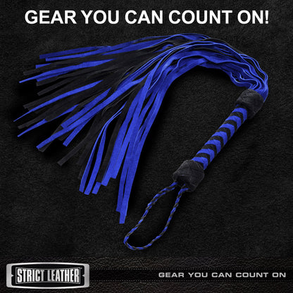 Black and Blue Suede Flogger