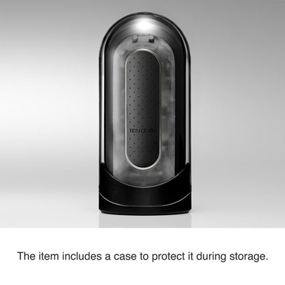 Flip 0-Zero Electronic Vibration Stroker- Black