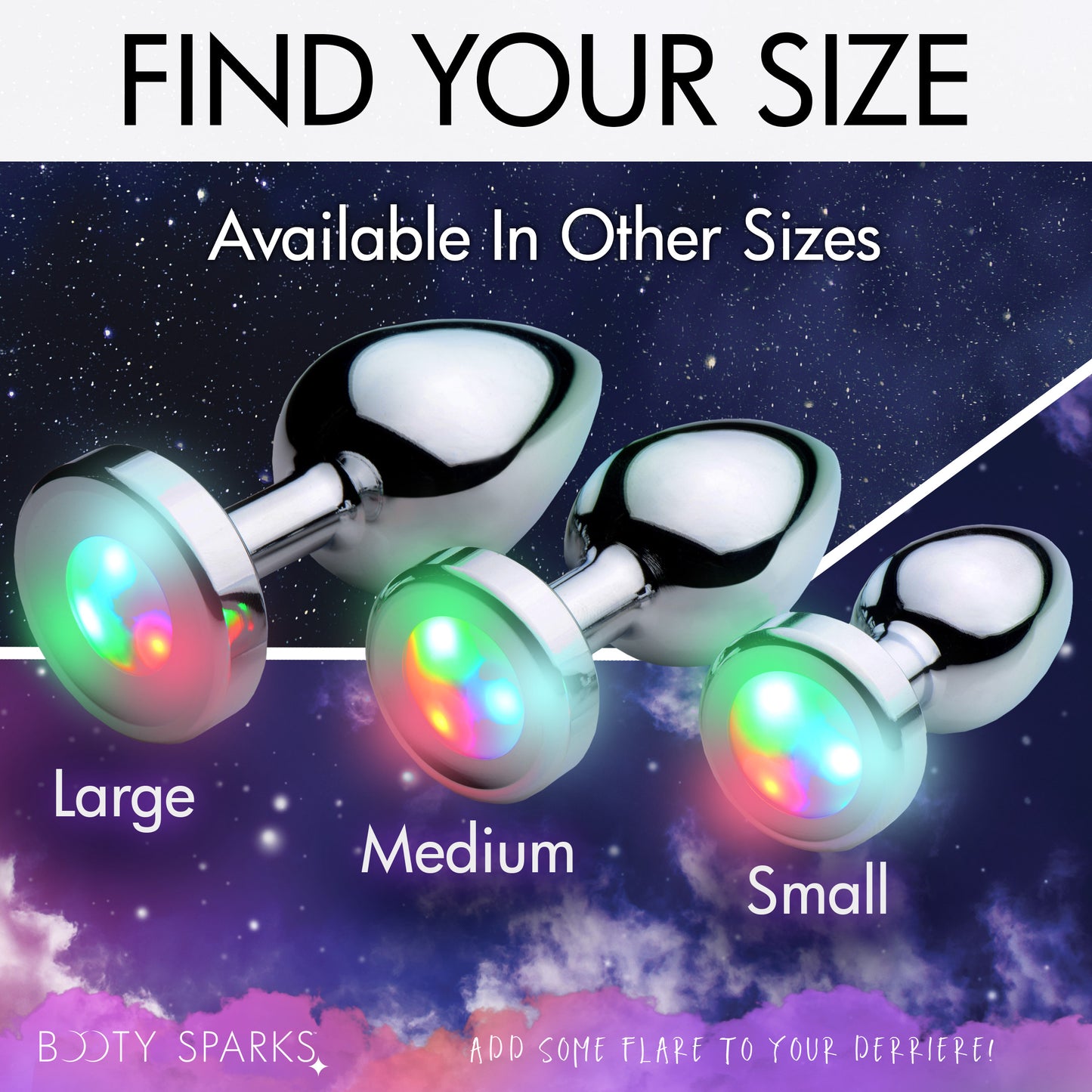 Light Up Anal Plug - Large
