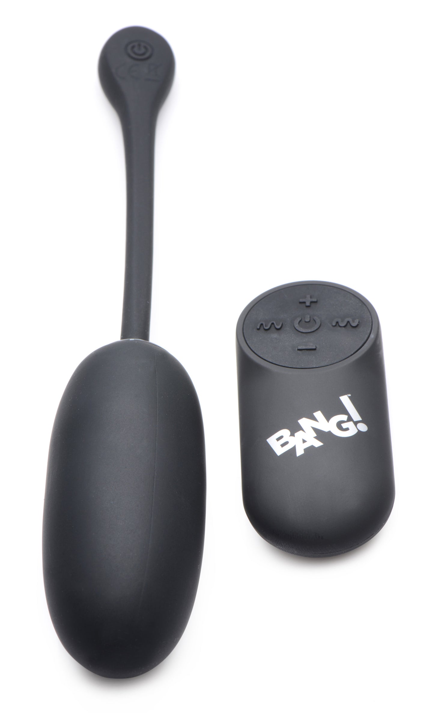Remote Control 28X Silicone Plush Egg - Black