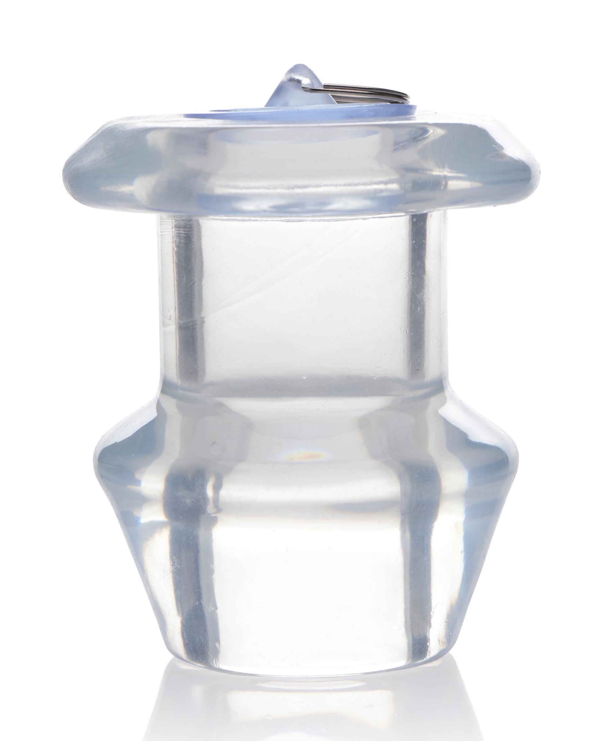 Ass Bung Clear Hollow Anal Dilator with Plug - XL
