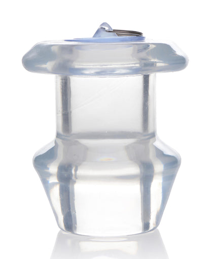 Ass Bung Clear Hollow Anal Dilator with Plug - XL