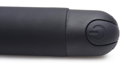 10X Silicone G-Spot Vibrator - Black