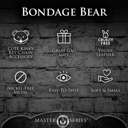 BDSM Teddy Bear Keychain