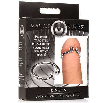Kingpin Stainless Steel Glans Ring - 24MM
