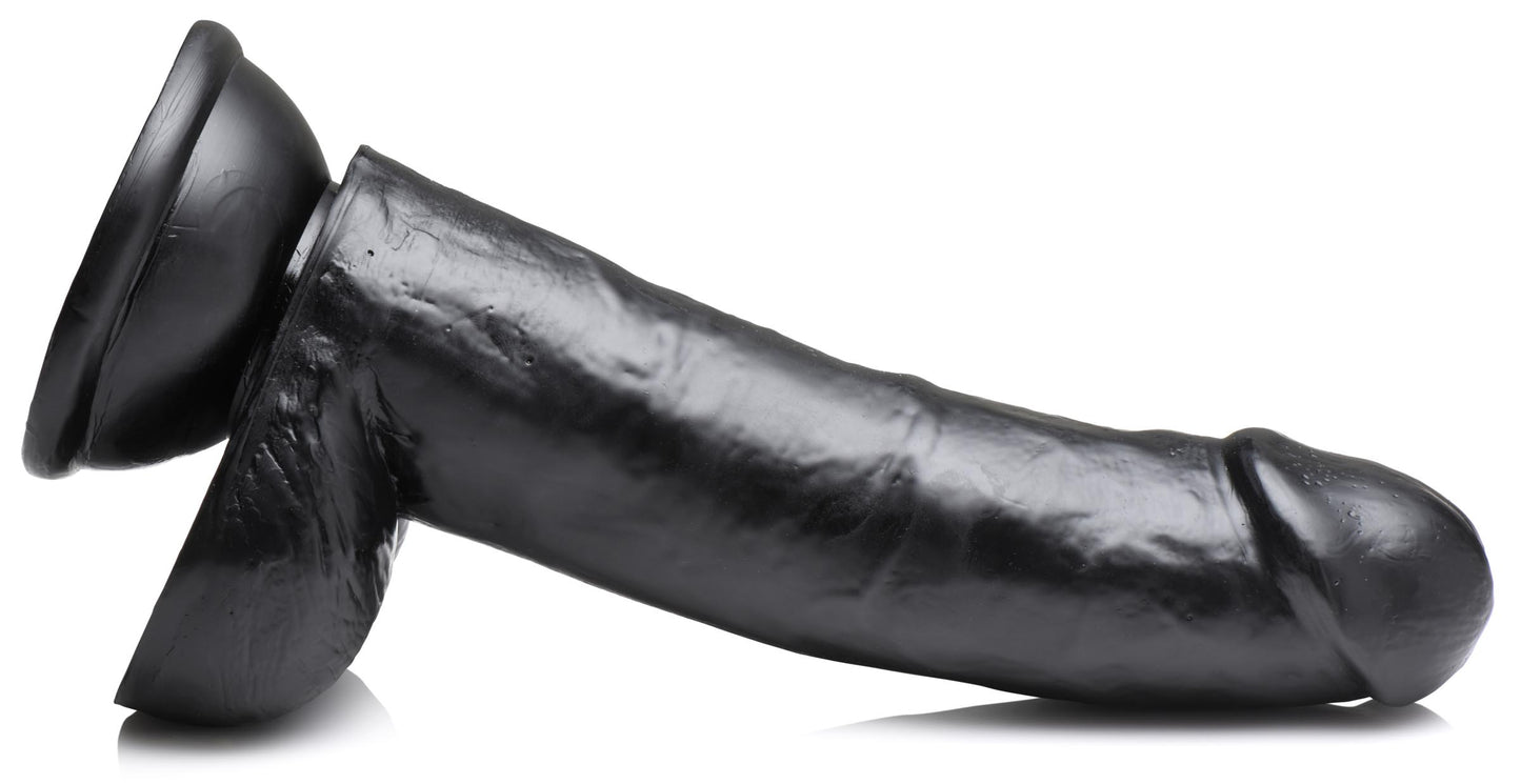 JOCK 8 Inch Dong with Balls Black