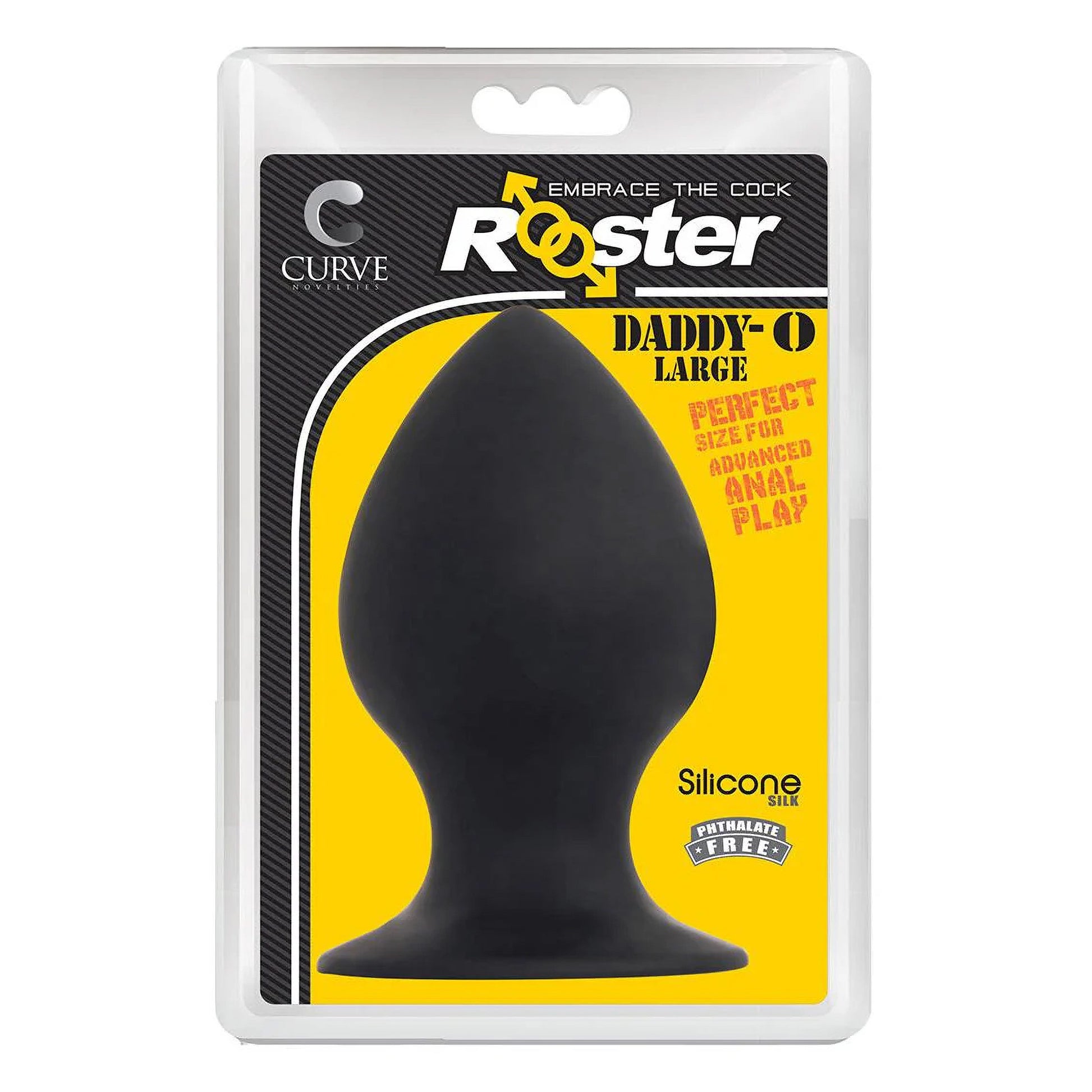 Daddy-O Silicone Anal Plug - Large
